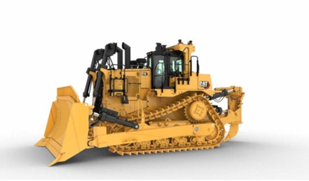 Cat Dozer on White Background