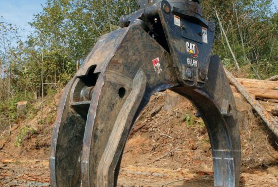 Grapple service points are easily accessible at ground level Grapple service points are easily accessible at ground level