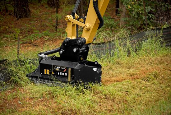 Cat® HMF210 Flail Mower at Work Cat® HMF210 Flail Mower at Work