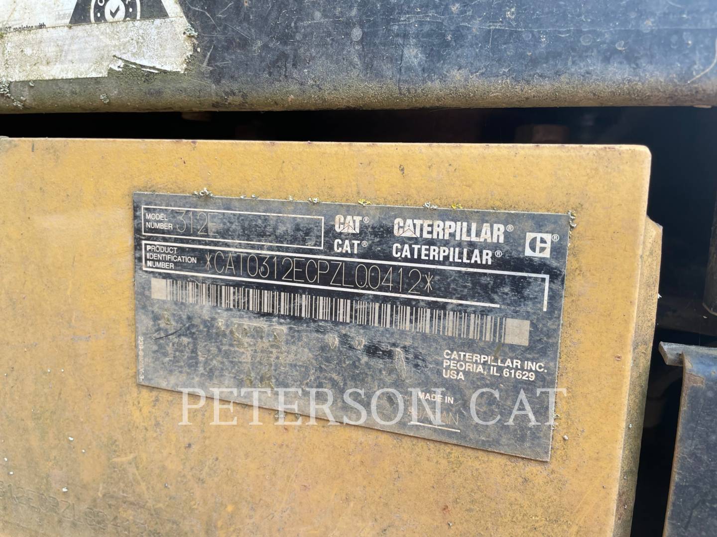 2013 CAT 312E EXCAVATOR