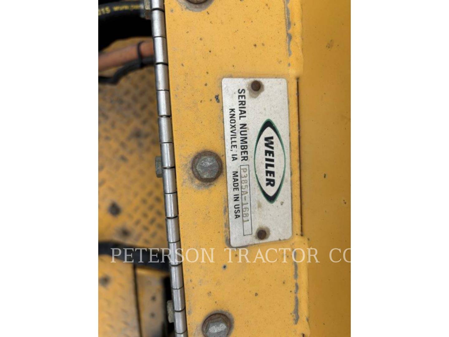 2015 WEILER P385A ASPHALT PAVER