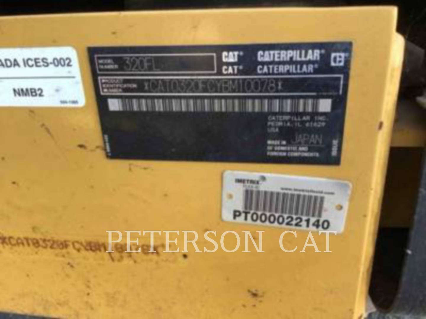 2017 CAT 320F
